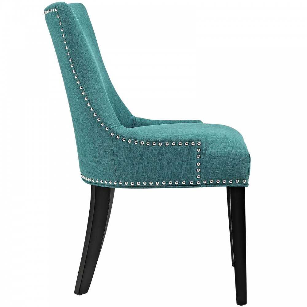 mar Dining Side Chair Fabric Set of 2, Teal