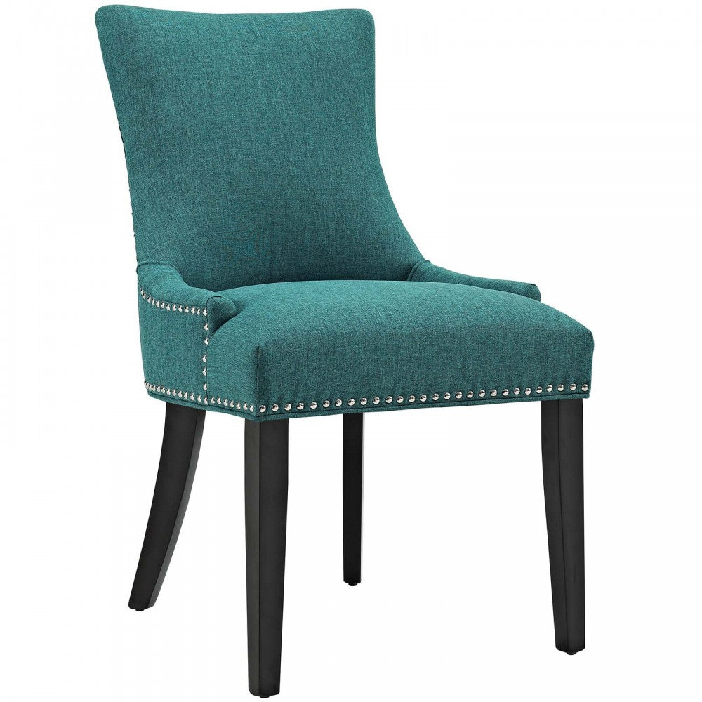 mar Dining Side Chair Fabric Set of 2, Teal