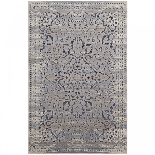 Margarida Distressed Vintage Turkish 8x10 Area Rug