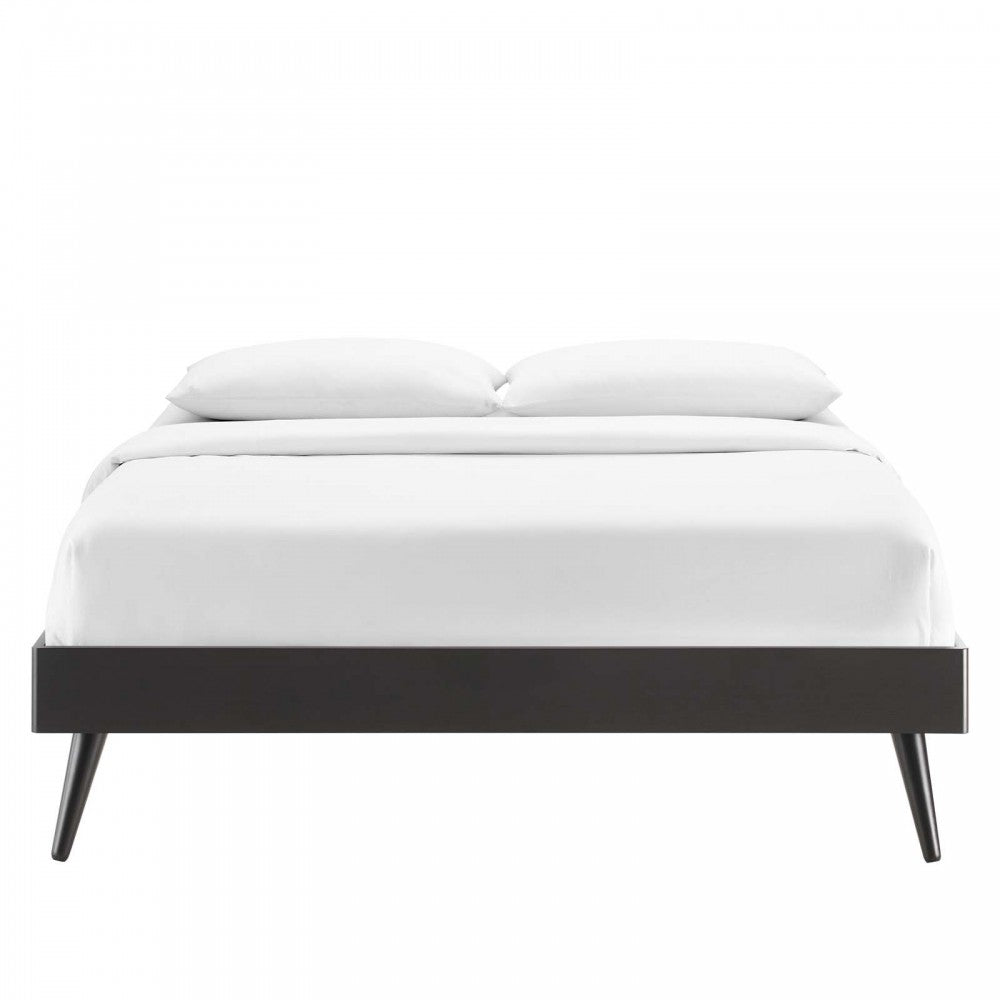 Margo Queen Wood Platform Bed Frame, Black