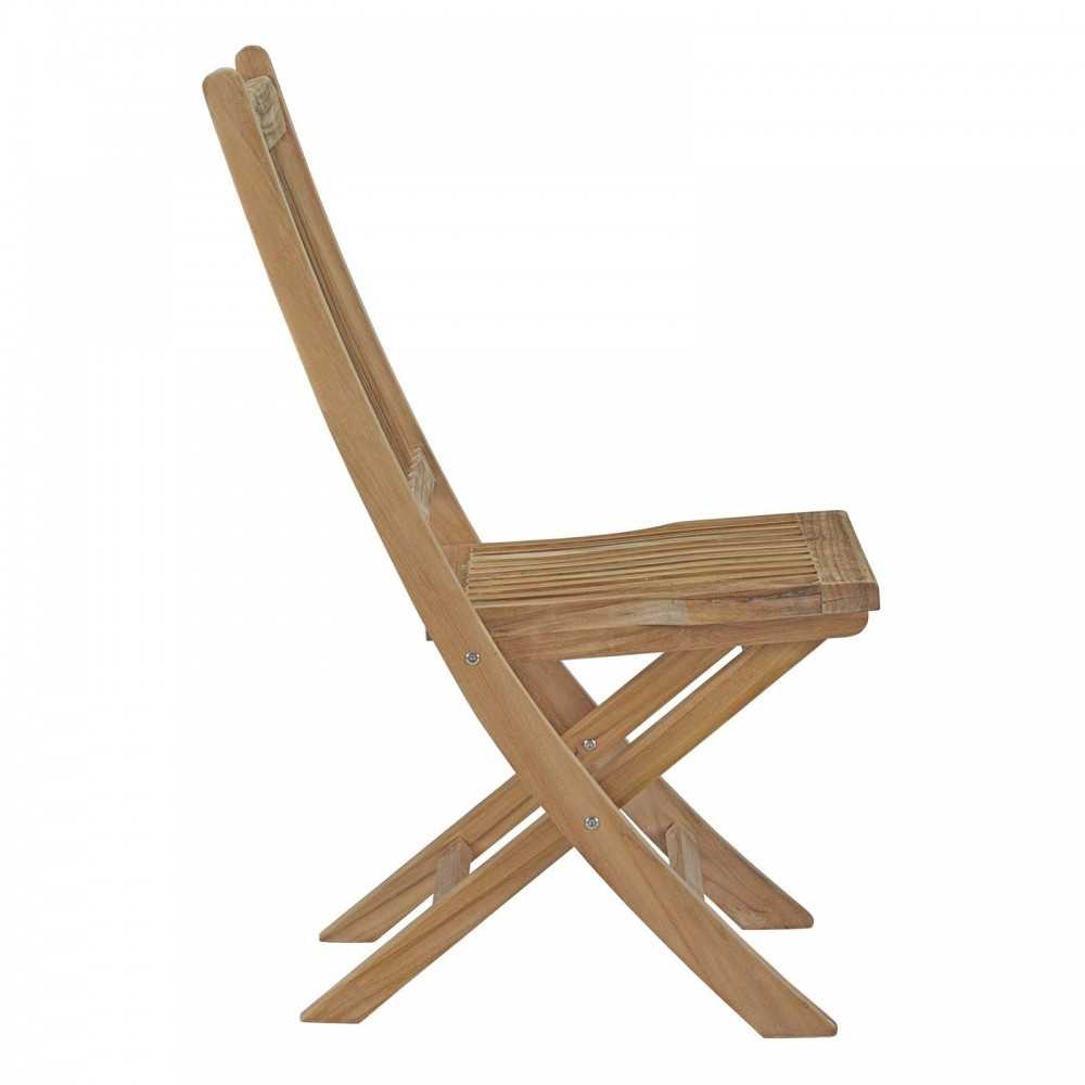 Marina 7 Piece Outdoor Patio Teak Dining Set, Natural, EEI-3290-NAT-SET