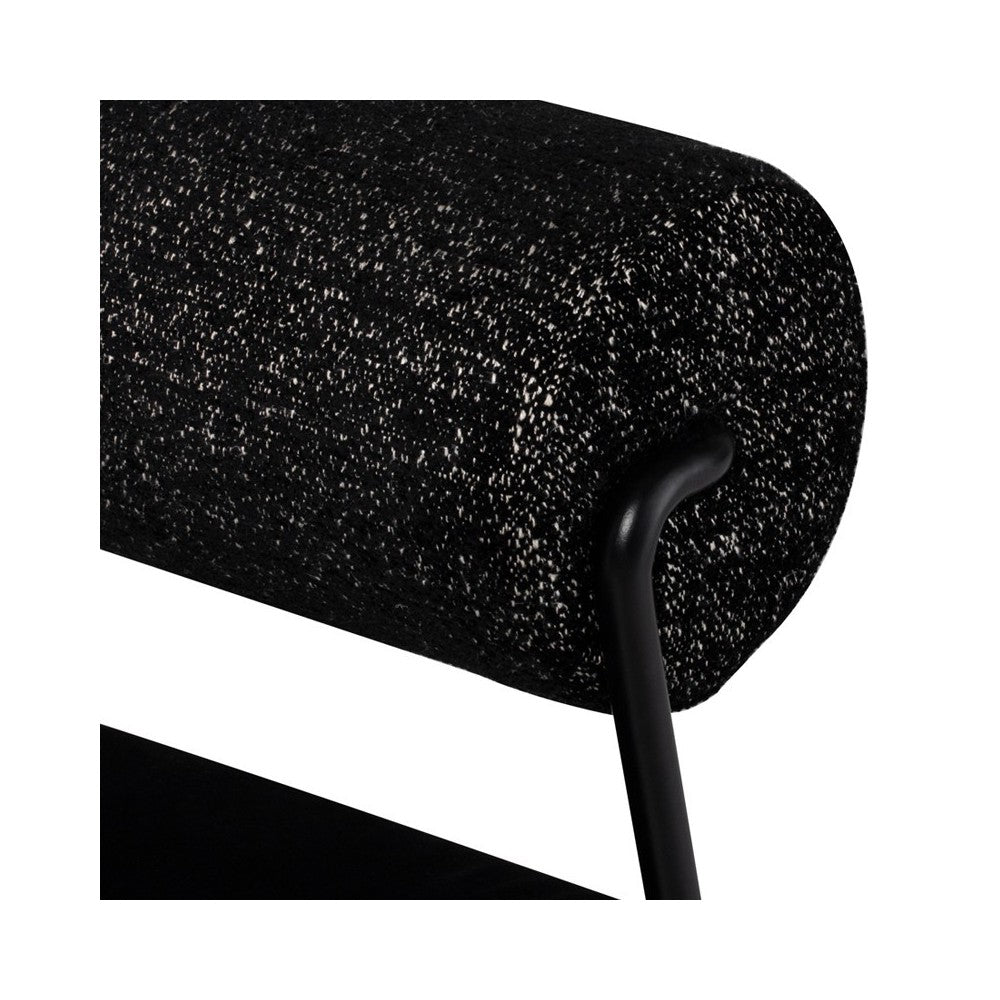 Marni Salt & Pepper Fabric Dining Chair