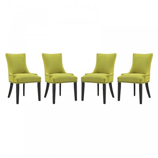 Marquis Dining Chair Fabric Set of 4, Wheatgrass