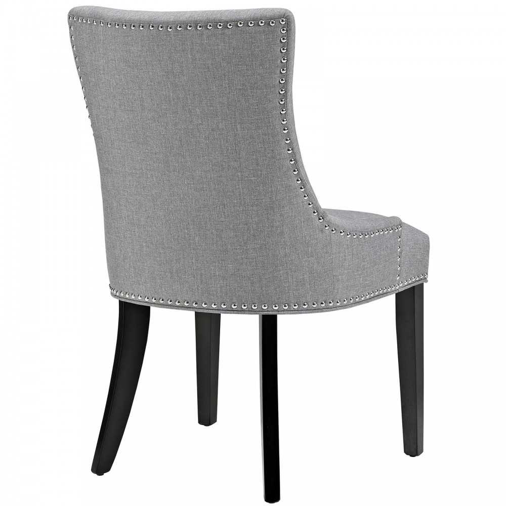 Marquis Dining Chair Fabric Set of 4, Light Gray