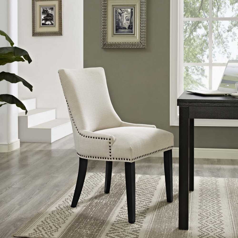 Marquis Fabric Dining Chair, Beige