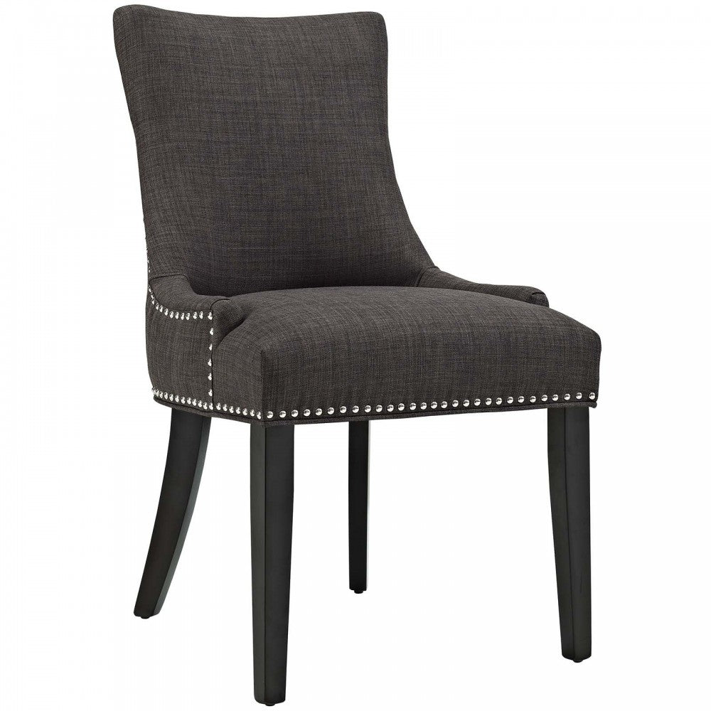 Marquis Fabric Dining Chair, Brown