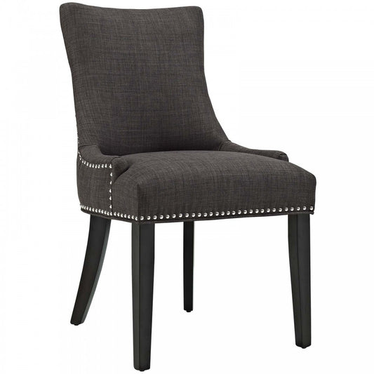 Marquis Fabric Dining Chair, Brown