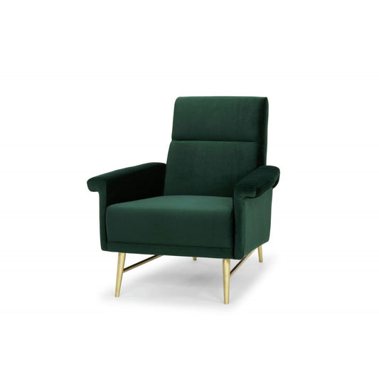 Mathise Emerald Green Fabric Occasional Chair