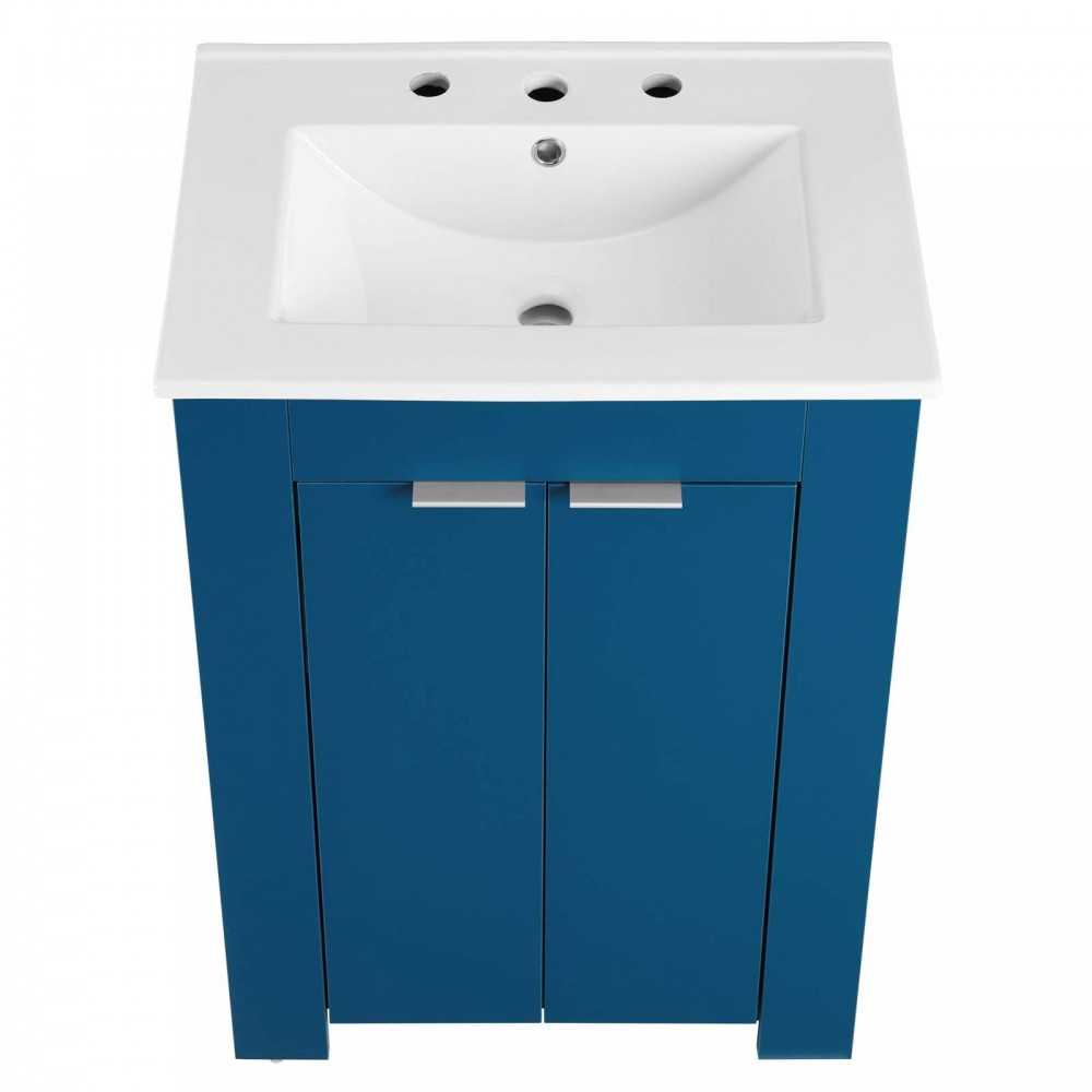 Maybelle 24" Bathroom Vanity, Navy White