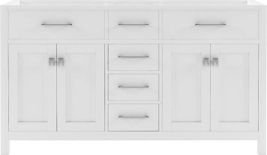 Caroline 60" Cabinet Only in White