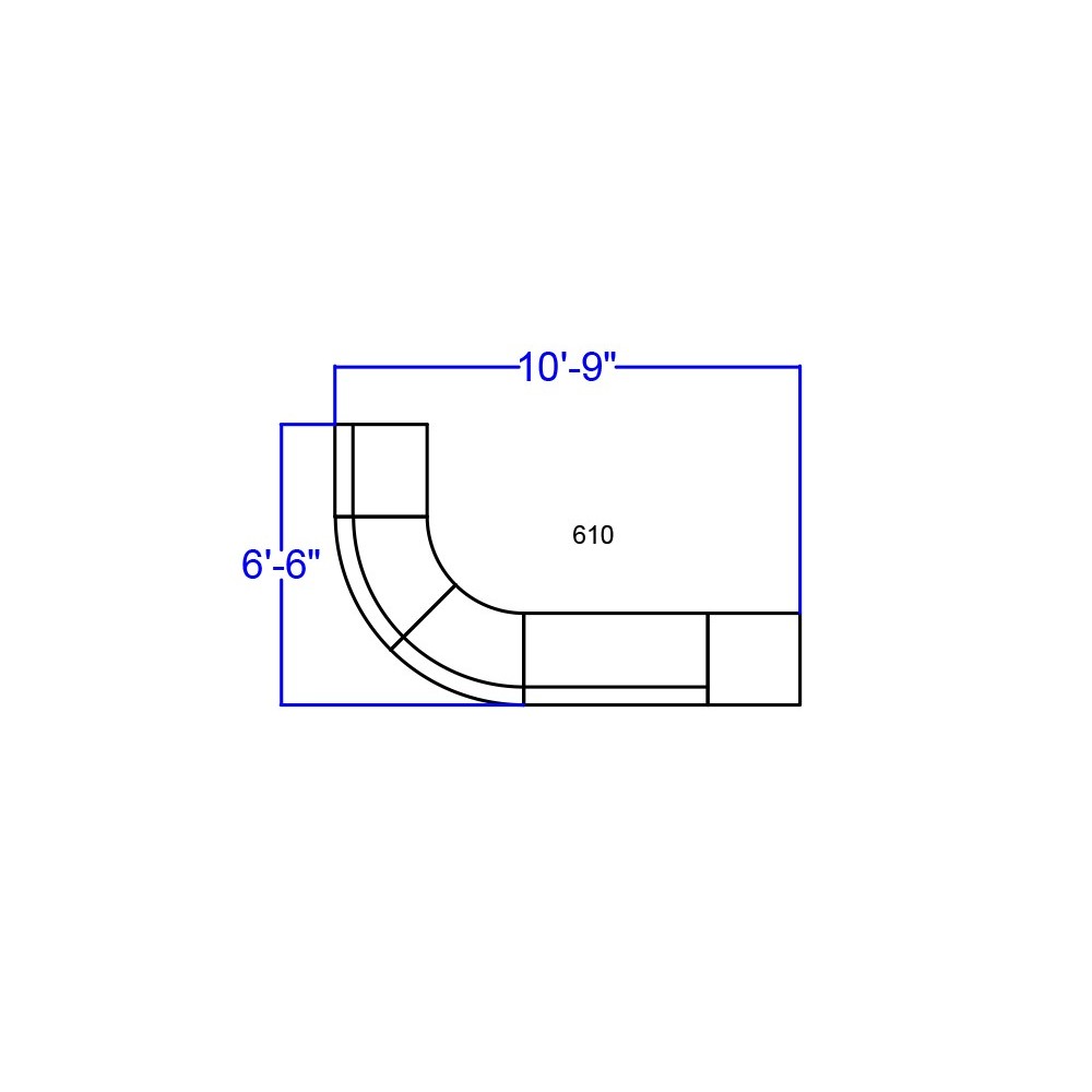 Melrose White LeatherSoft Reception Configuration, 5 Pieces