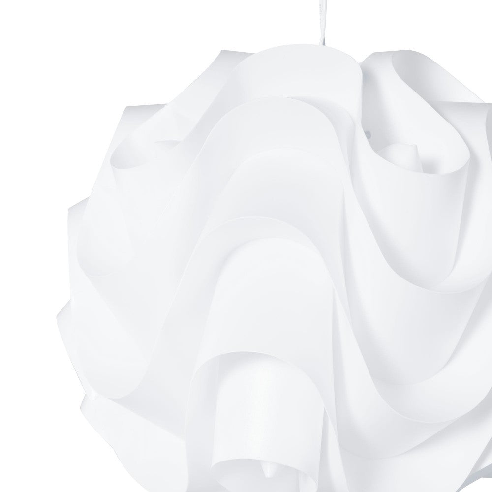 Meringue White Polymer Pendant Lighting, HGVF109