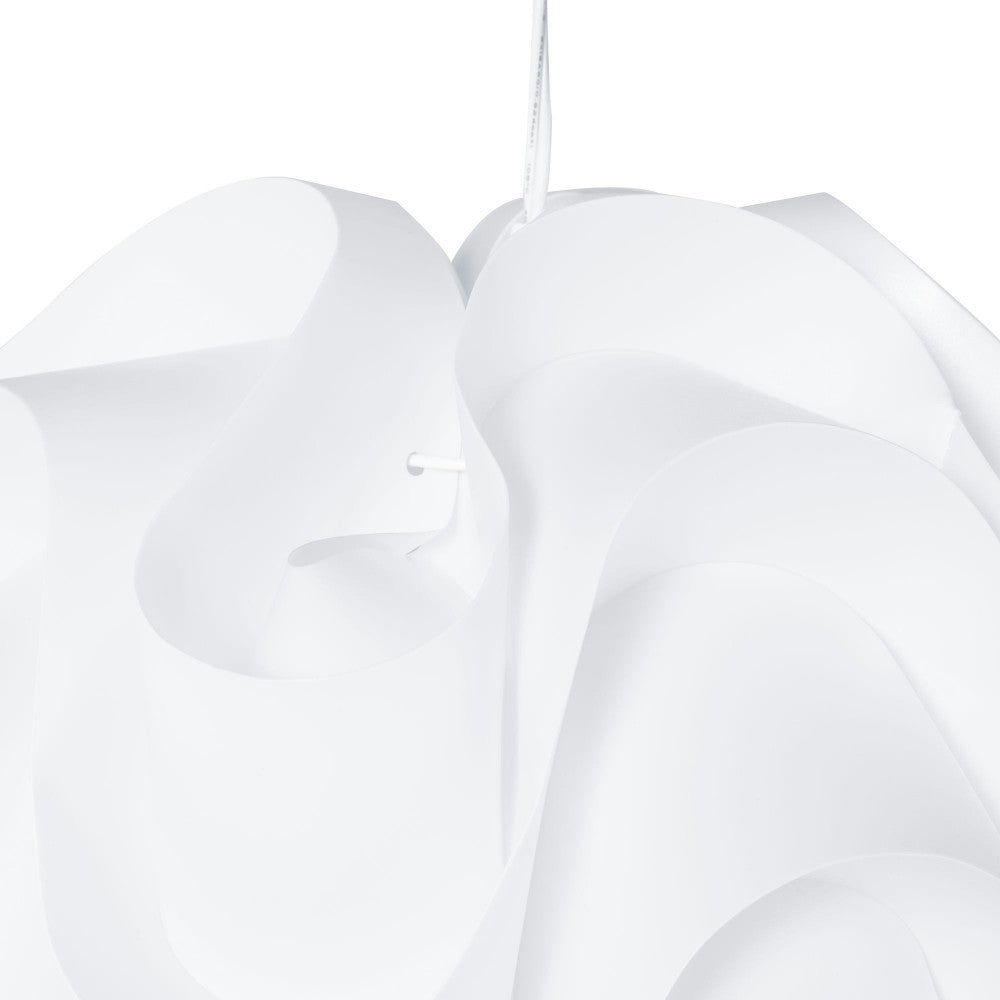 Meringue White Polymer Pendant Lighting, HGVF109