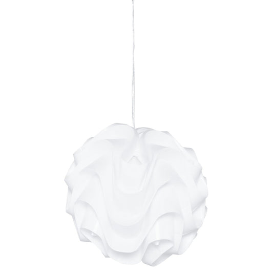 Meringue White Polymer Pendant Lighting, HGVF272