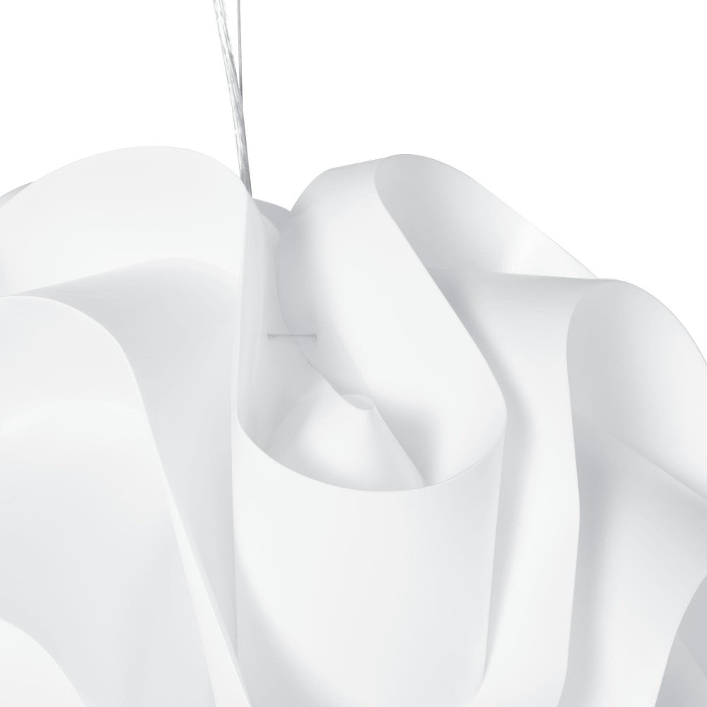 Meringue White Polymer Pendant Lighting, HGVF272