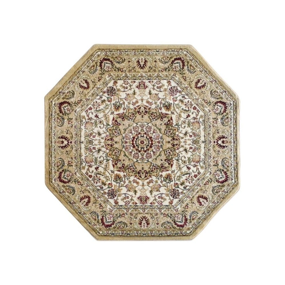 Mersin Ivory 7x7 Persian Area Rug
