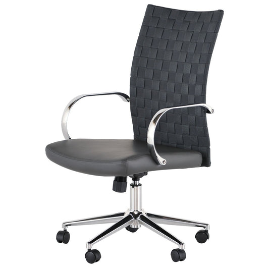 Mia Gray Naugahyde Office Chair