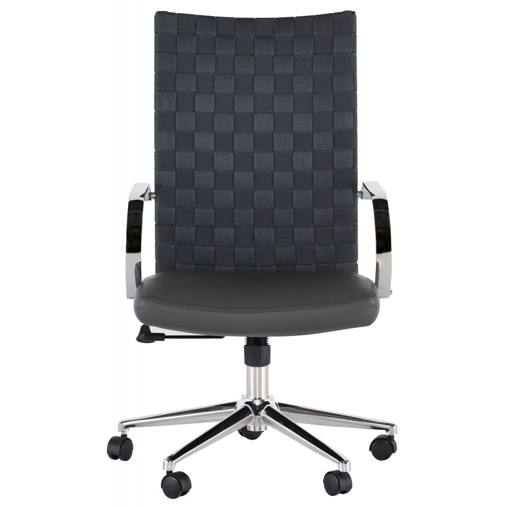 Mia Gray Naugahyde Office Chair