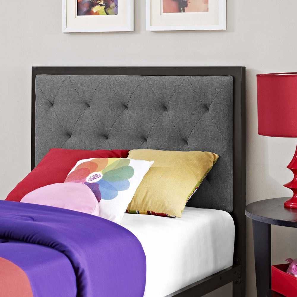 Mia Twin Fabric Bed