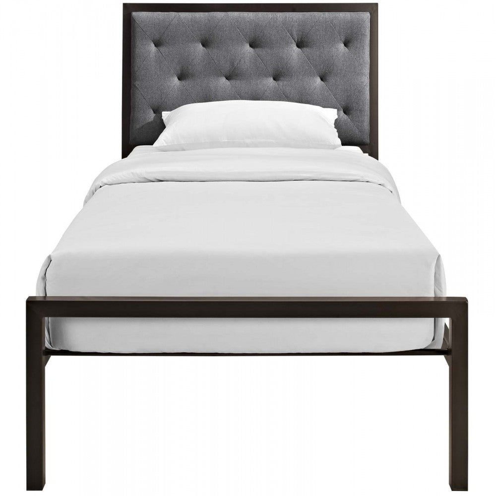 Mia Twin Fabric Bed