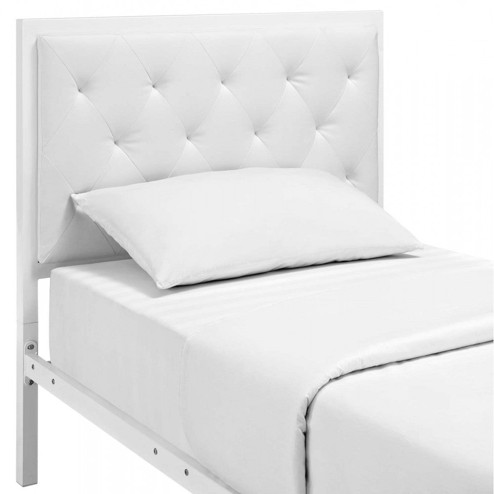 Mia Twin Vinyl Bed
