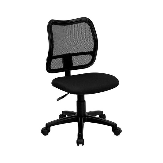 Mid-Back Black Mesh Swivel Task Office Chair