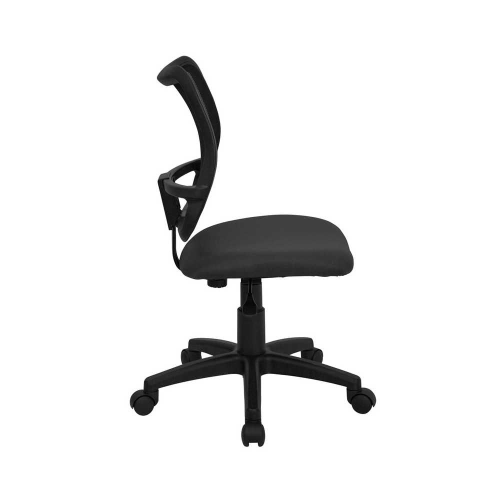 Mid-Back Gray Mesh Swivel Task Office Chair