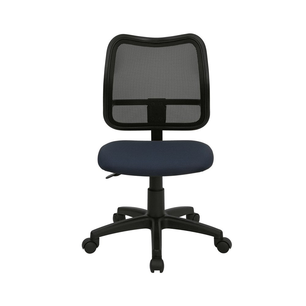 Mid-Back Navy Blue Mesh Swivel Task Office Chair