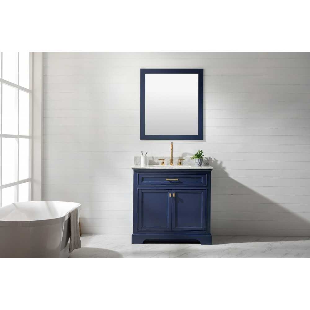 Milano 36" Single Vanity in Blue