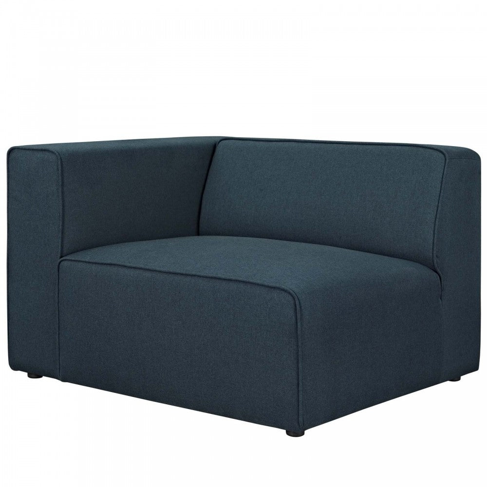 Mingle 5 Piece Upholstered Fabric Sectional Sofa Set, Blue, EEI-2835-BLU