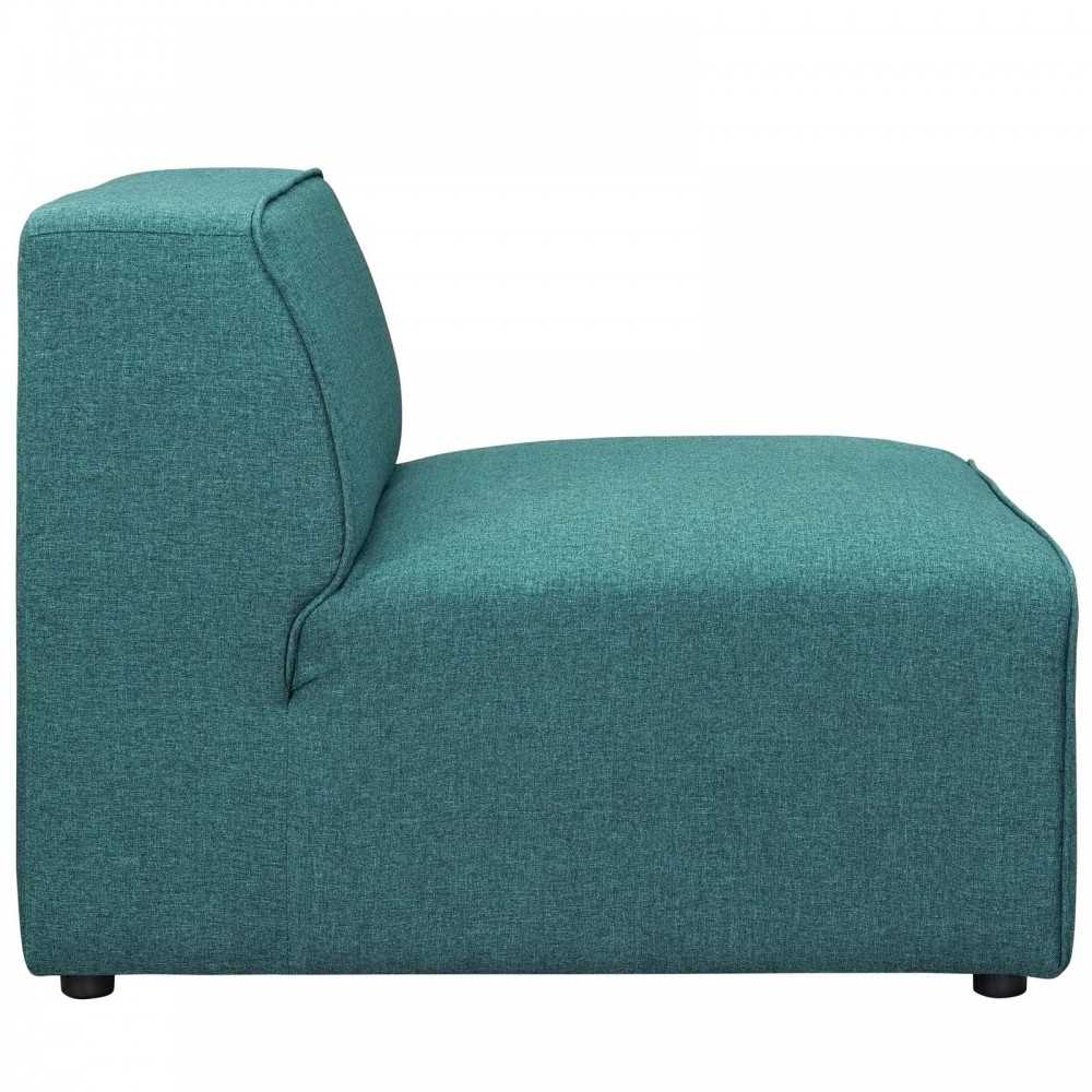 Mingle 7 Piece Upholstered Fabric Sectional Sofa Set, Teal, EEI-2841-TEA