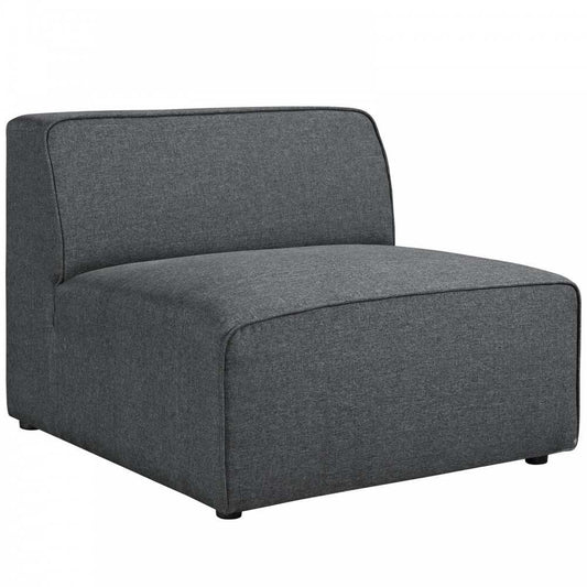 Mingle Fabric Armless, Gray