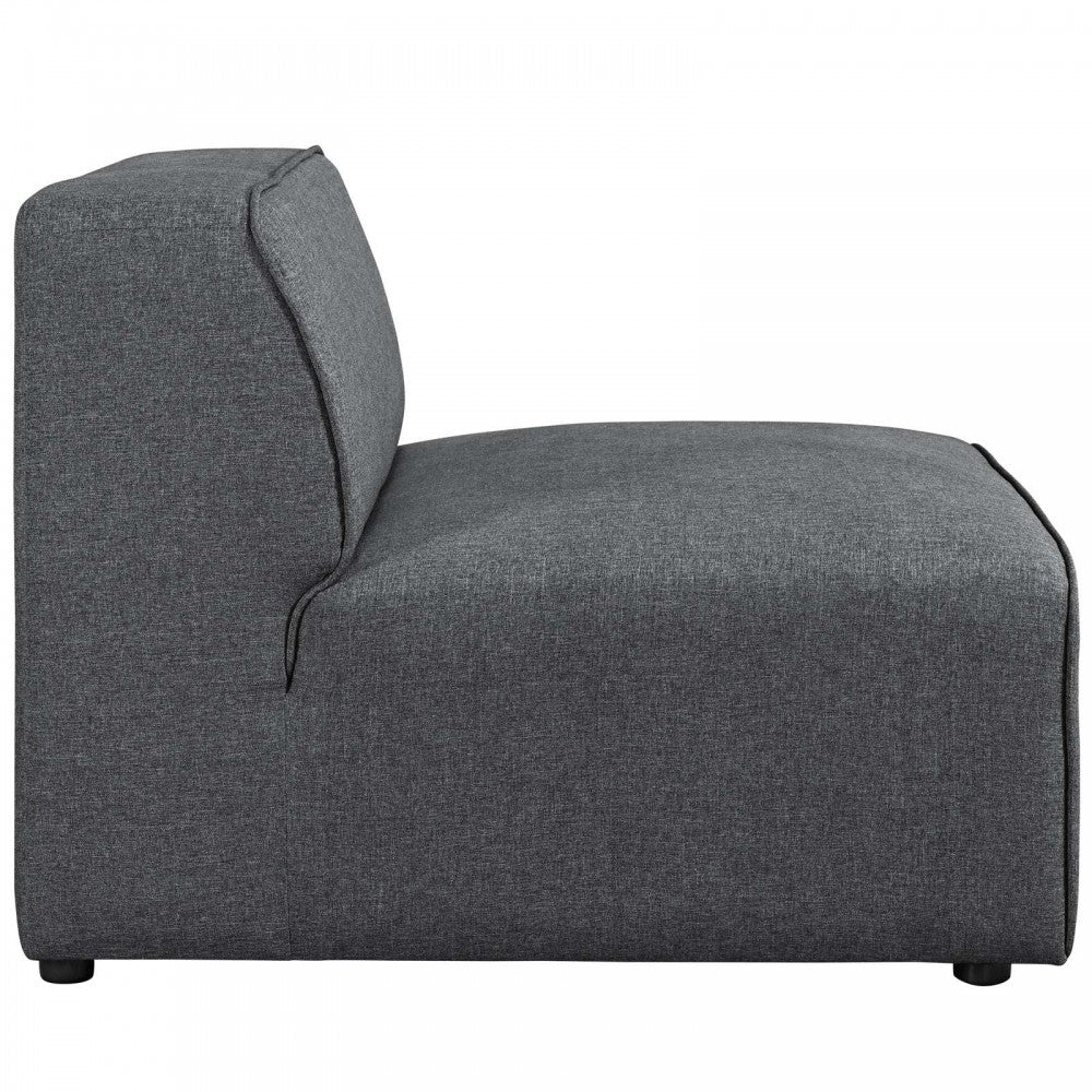 Mingle Fabric Armless, Gray