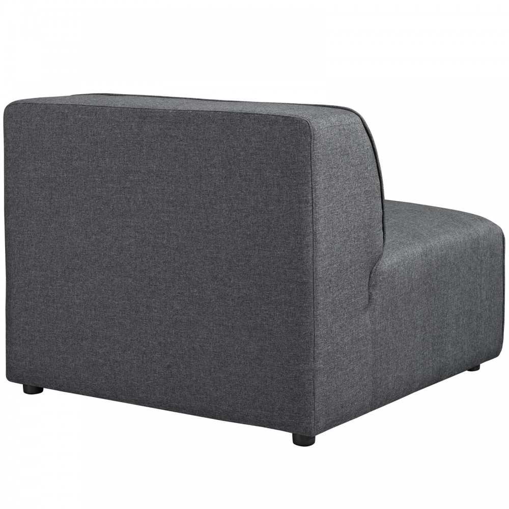 Mingle Fabric Armless, Gray