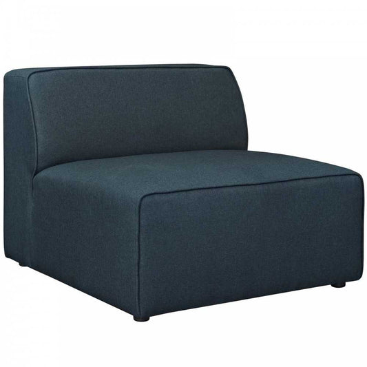 Mingle Fabric Armless, Blue