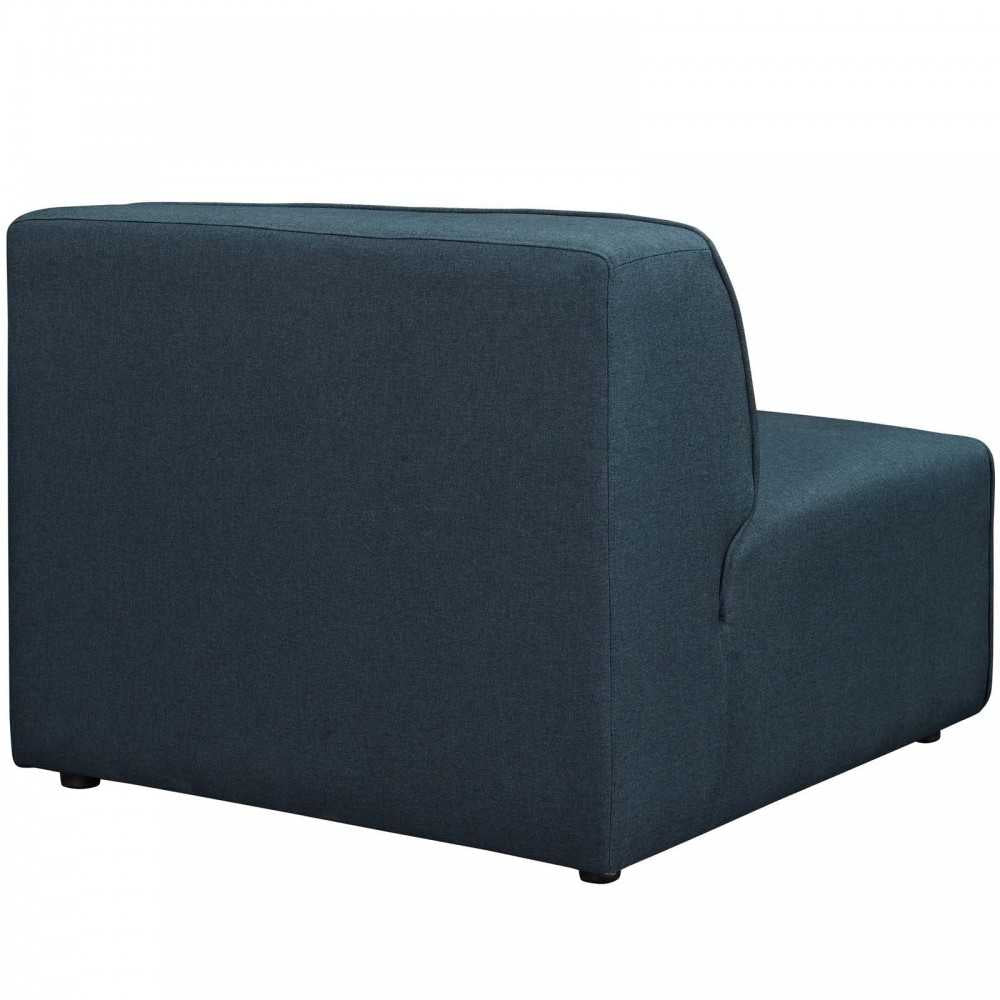 Mingle Fabric Armless, Blue