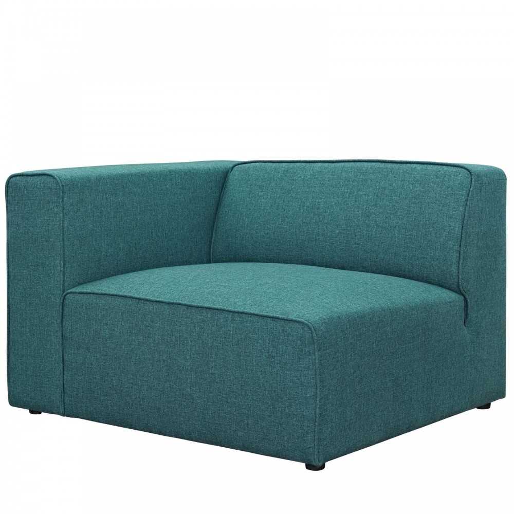 Mingle Fabric Left-Facing Sofa, Teal
