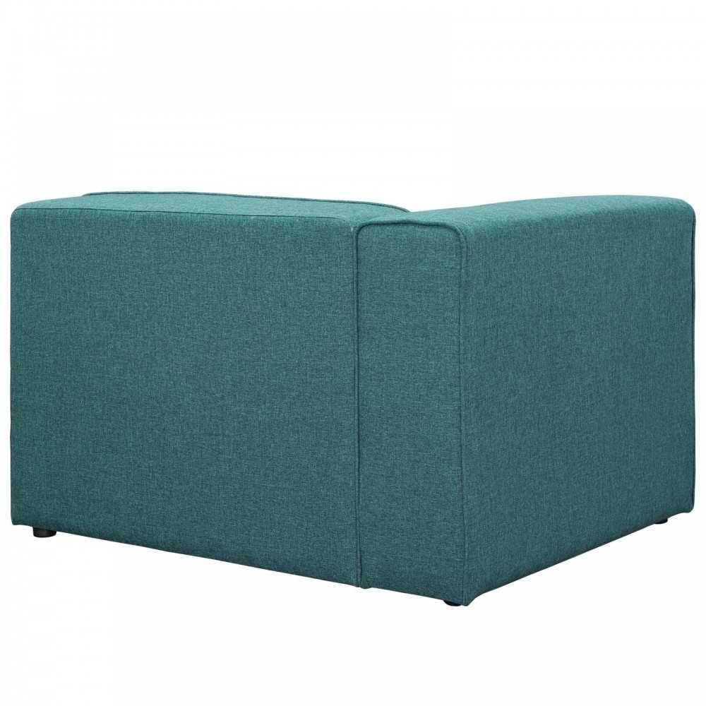 Mingle Fabric Left-Facing Sofa, Teal