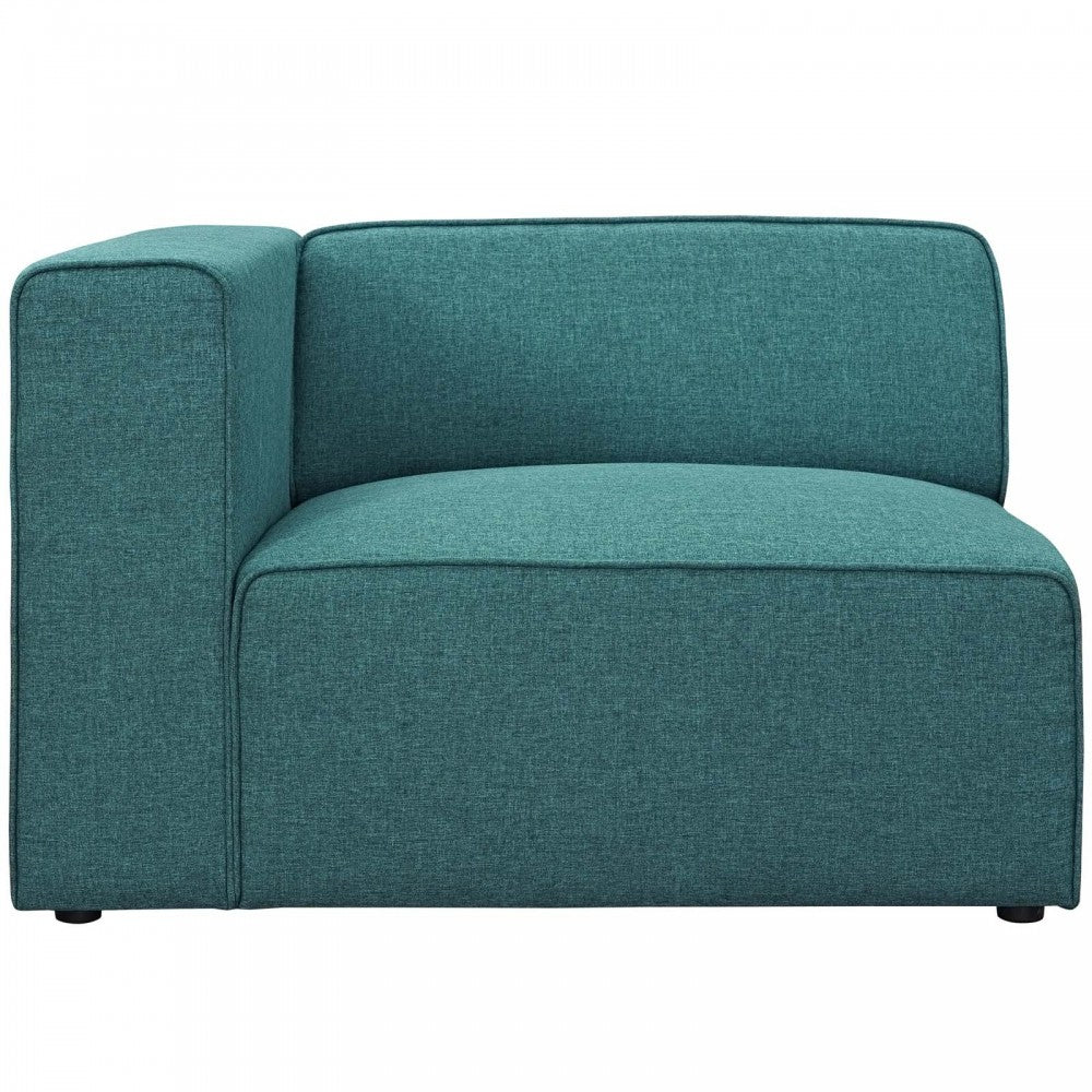Mingle Fabric Left-Facing Sofa, Teal