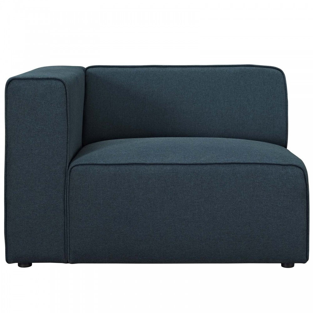 Mingle Fabric Left-Facing Sofa, Blue