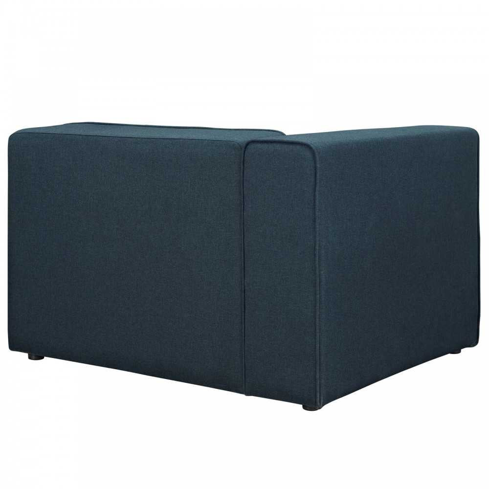 Mingle Fabric Left-Facing Sofa, Blue
