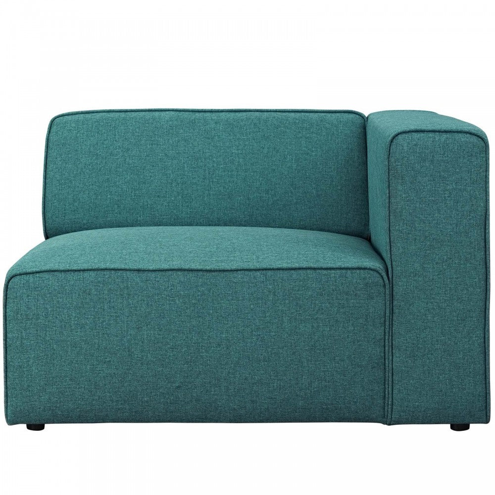 Mingle Fabric Right-Facing Sofa, Teal