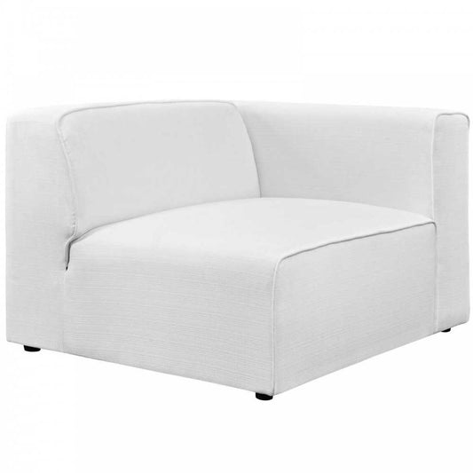 Mingle Fabric Right-Facing Sofa, White