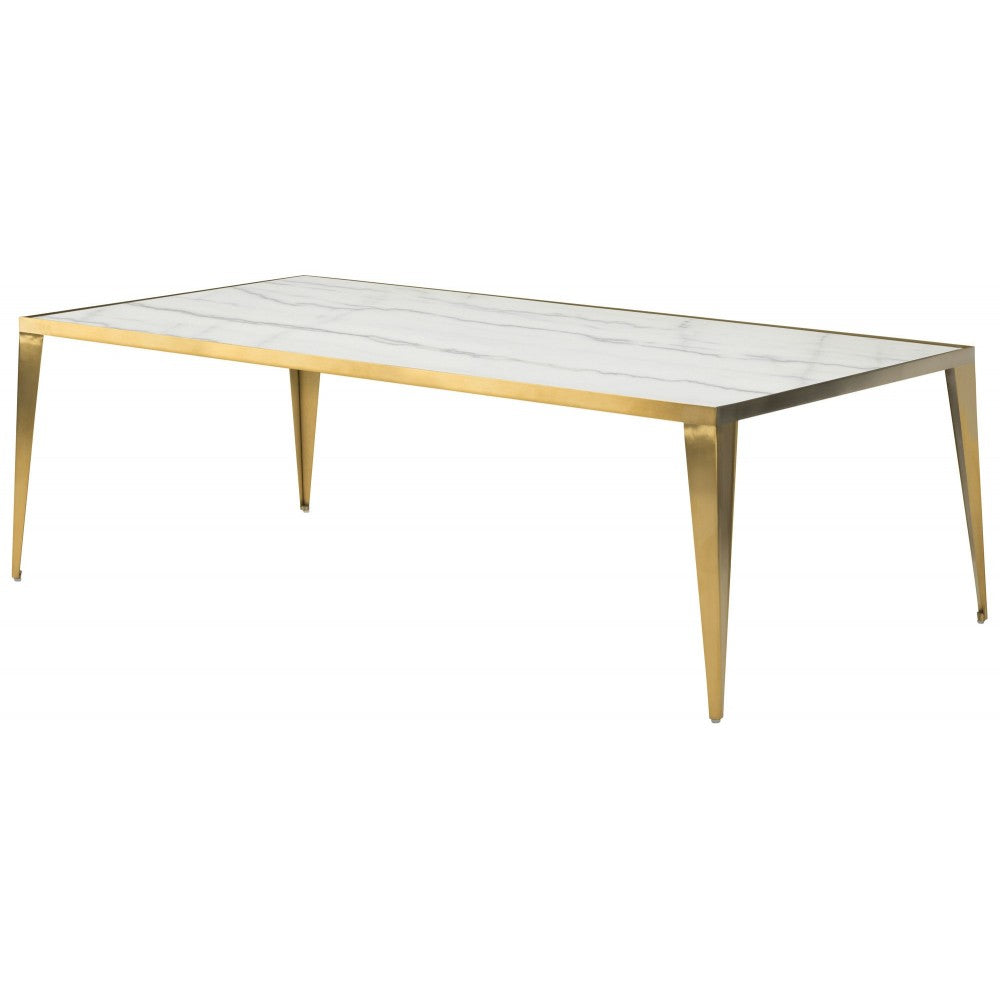 Mink White Stone Coffee Table, HGNA138