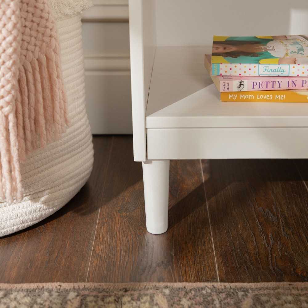 Modern 1 Drawer Nightstand - White