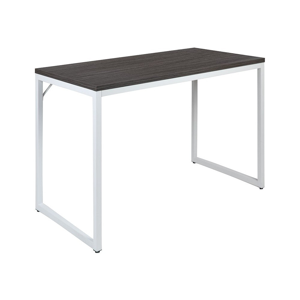 Modern Commercial Grade Desk Industrial Style Computer Desk Sturdy Home Office Desk - 47" Length - Gray