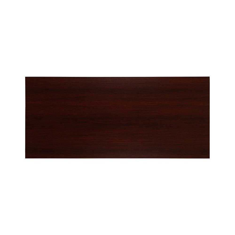 Modern Commercial Grade Desk Industrial Style Computer Desk Sturdy Home Office Desk - 55" Length-Mahogany