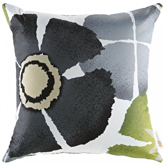 Modway Outdoor Patio Single Pillow, Botanical