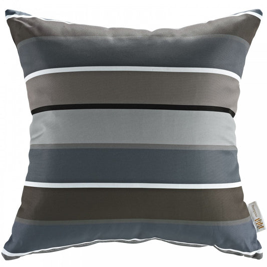 Modway Outdoor Patio Single Pillow, Stripe