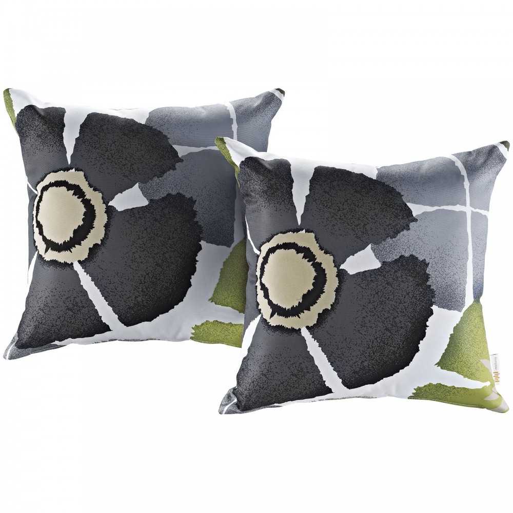Modway Outdoor Patio Single Pillow, Botanical